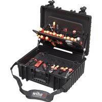 Wiha Juego de herramientas para electricistas Competence XL, Kit de herramientas rojo/Amarillo