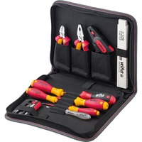 Wiha Juego de herramientas para electricistas, Kit de herramientas rojo/Amarillo