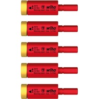 Wiha Juego de par easyTorque Adaptador eléctrico rojo/Amarillo