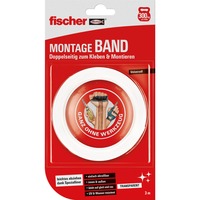 fischer 545955, Cinta adhesiva transparente