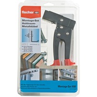 fischer Fijación para cavidades HM Set + Pinza HM Z3, Pasador plateado
