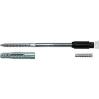 fischer Sistema de montaje de separación Thermax 10/220 M6, Pasador negro/Gris
