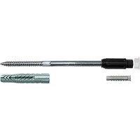 fischer Sistema de montaje de separación Thermax 8/180 M6, Pasador negro/Gris