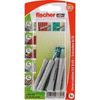 fischer UX 8x50 S K, Pasador gris claro