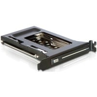 DeLOCK 2.5" SATA HDD Rack Bracket, Chasis intercambiable Negro, SATA I / SATA II HDD