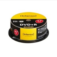 Intenso DVD+R 4.7GB, 16x 4,7 GB 25 pieza(s), DVDs vírgenes 16x, DVD+R, 120 mm, Caja para pastel, 25 pieza(s), 4,7 GB