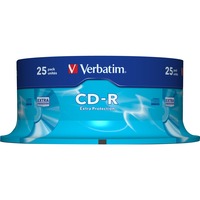Verbatim CD-R Extra Protection 700 MB 52x 25 pieza(s), CDs vírgenes 52x, CD-R, 700 MB, Eje, 25 pieza(s)