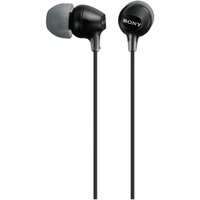 Sony MDR-EX15AP Auriculares y Cascos negro, Alámbrico, 8 - 22000 Hz, Llamadas/Música, 3 g, Auriculares, Negro