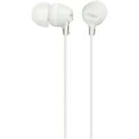 Sony MDR-EX15AP Auriculares y Cascos blanco, Alámbrico, 8 - 22000 Hz, Llamadas/Música, 3 g, Auriculares, Blanco