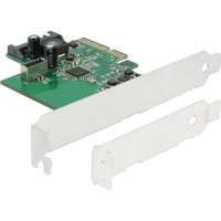 DeLOCK 89029 tarjeta y adaptador de interfaz Interno SATA, USB 3.2 Gen 2 (3.1 Gen 2), Tarjeta de interfaz PCIe, SATA, USB 3.2 Gen 2 (3.1 Gen 2), PCIe 3.0, SATA, 10 Gbit/s, Windows 10, Windows 10 x64, Windows 7, Windows 7 x64, Windows 8.1, Windows 8.1 x64