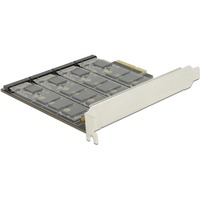 DeLOCK 89888 tarjeta y adaptador de interfaz Interno SATA, Tarjeta RAID PCIe, SATA, 1 x PCI Express x4, 4 x 67 pin M.2 key B, China, Marvell 88SE9230, 6 Gbit/s