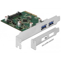 DeLOCK 90298 tarjeta y adaptador de interfaz Interno USB 3.2 Gen 1 (3.1 Gen 1), Controlador USB PCIe, USB 3.2 Gen 1 (3.1 Gen 1), PCIe 3.0, China, Asmedia ASM3142, 10 Gbit/s