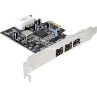 DeLOCK PCI Express card FireWire A / B tarjeta y adaptador de interfaz, Controlador PCIe, 800 Mbit/s, Alámbrico, Windows 2000/XP/XP-64/Server-2003/Vista, Mac OS 9x +, Linux - Kernel 2.6x, 2 x FireWire 1394B 1 x FireWire 1394A, Minorista