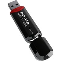 ADATA AUV150-32G-RBK unidad flash USB 32 GB USB tipo A 3.2 Gen 1 (3.1 Gen 1) Negro, Lápiz USB negro, 32 GB, USB tipo A, 3.2 Gen 1 (3.1 Gen 1), 90 MB/s, Tapa, Negro