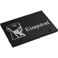 Kingston Disco SSD KC600 SATA3 2,5" de 1024 G, Unidad de estado sólido negro, 5" de 1024 G, 1 TB, 2.5", 550 MB/s, 6 Gbit/s