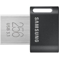 Samsung MUF-256AB unidad flash USB 256 GB USB tipo A 3.2 Gen 1 (3.1 Gen 1) Gris, Plata, Lápiz USB negro, 256 GB, USB tipo A, 3.2 Gen 1 (3.1 Gen 1), 300 MB/s, Sin tapa, Gris, Plata