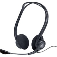 Logitech 960 USB Auriculares Alámbrico Diadema Llamadas/Música USB tipo A Negro, Auriculares con micrófono negro, Alámbrico, 100 - 1000 Hz, Llamadas/Música, 120 g, Auriculares, Negro, Minorista