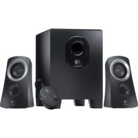 Logitech 980-000413 conjunto de altavoces 25 W PC Negro 2.1 canales 5 W, Altavoces de PC negro/Plateado, 2.1 canales, 25 W, PC, Negro, 50 W, Alámbrico, Minorista