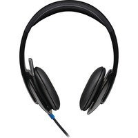Logitech 981-000480 auricular y casco Auriculares Alámbrico Diadema Oficina/Centro de llamadas USB tipo A Negro, Auriculares con micrófono negro, Alámbrico, Oficina/Centro de llamadas, 20 - 20000 Hz, 120 g, Auriculares, Negro, Minorista