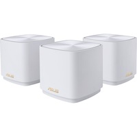 ASUS ZenWiFi AX Mini (XD4) Blanco 2, Enrutador de malla blanco, Blanco, IEEE 802.11a, IEEE 802.11ac, IEEE 802.11ax, IEEE 802.11b, IEEE 802.11g, IEEE 802.11n, 256 MB, 110 - 240 V, 50 - 60 Hz, 90 mm