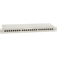 Digitus CAT 5e, panel de conexión clase D, Patch Panel gris claro, panel de conexión clase D, RJ-45, Cat5e, Gris, EN-50173, ISO/IEC 11801, EIA7TIA 568 A & B, 560 mm, 80 mm, Minorista