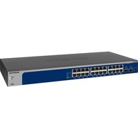 Netgear XS724EM Gestionado L2 10G Ethernet (100/1000/10000) 1U Azul, Gris, Interruptor/Conmutador Gestionado, L2, 10G Ethernet (100/1000/10000), Montaje en rack, 1U