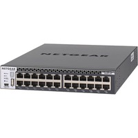 Netgear XSM4324CS Gestionado L3 10G Ethernet (100/1000/10000) 1U Negro, Interruptor/Conmutador Gestionado, L3, 10G Ethernet (100/1000/10000), Montaje en rack, 1U