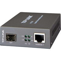 TP-Link Omada MC220L convertidor de medio 1000 Mbit/s Multimodo, Monomodo Negro gris, 1000 Mbit/s, IEEE 802.3ab, IEEE 802.3x, IEEE 802.3z, Gigabit Ethernet, 10,100,1000 Mbit/s, Completo, Semi (dúplex), Cat5, Cat5e, Cat6