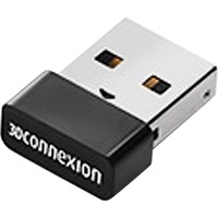 3DConnexion 3DX-700069 adaptador y tarjeta de red RF inalámbrico, Receptor negro, Alámbrico, USB, RF inalámbrico, Negro