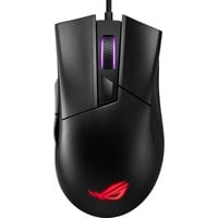 ASUS ROG Gladius II Core ratón Juego mano derecha USB tipo A Óptico 6200 DPI, Ratones para gaming negro, mano derecha, Óptico, USB tipo A, 6200 DPI, Negro
