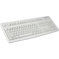 CHERRY G83-6104 teclado Universal USB QWERTY Inglés de EE. UU. Gris beige, Completo (100%), Alámbrico, USB, QWERTY, Gris