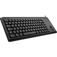 CHERRY G84-4400 teclado Universal USB QWERTY Inglés de EE. UU. Negro negro, Completo (100%), Alámbrico, USB, QWERTY, Negro