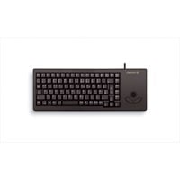 CHERRY XS Trackball teclado Universal USB QWERTY Inglés de EE. UU. Negro negro, Completo (100%), Alámbrico, USB, QWERTY, Negro