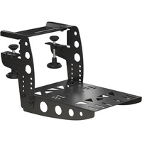 Thrustmaster TM Flying Clamp Abrazadera de mesa para base de vuelo, Soporte negro, Abrazadera de mesa para base de vuelo, Negro, Metal, 220 mm, 390 mm, 233 mm