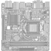 GIGABYTE 90-MXBMN0-A0UAYZ, Placa base negro