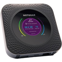 Netgear MR1100 Router de red móvil, Router WIRELESS LTE negro, Router de red móvil, Negro, Portátil, LCD, 6,1 cm (2.4"), Gigabit Ethernet