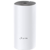 TP-Link Deco E4 (1-pack) Doble banda (2,4 GHz / 5 GHz) Wi-Fi 5 (802.11ac) Blanco, Gris Interno, Punto de acceso de malla blanco, Blanco, Gris, Interno, Enrutador de malla, LAN, WLAN, Doble banda (2,4 GHz / 5 GHz), Wi-Fi 5 (802.11ac)