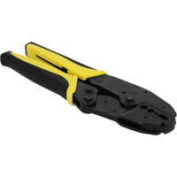 DeLOCK 90295 crimpadora Herramienta para prensar Negro, Amarillo negro/Amarillo, Herramienta para prensar