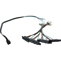 HighPoint Cable mSAS 1xSFF8643 > 4xSFF-8482 negro