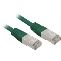 Sharkoon Cable de parche RJ45 Cat.5e FTP verde, Minorista
