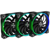 Alpenföhn Wing Boost 3  3er 140x140x25, Ventilador negro