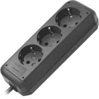 Brennenstuhl Eco-Line conector Negro, Regleta negro, Negro, 1,5 m, 170 mm