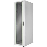 Digitus Armario de red de la serie Dynamic Basic - 600 x 800 mm (an. x pr.), Armario IT gris claro, Rack o bastidor independiente, 600 kg, Gris