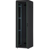 Digitus Armario de red de la serie Unique - 600 x 600 mm (an. x pr.), Armario IT negro, Rack o bastidor independiente, 42U, 800 kg, Negro