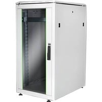 Digitus Armario de red de la serie Unique - 600 x 800 mm (an. x pr.), Armario IT gris claro, Rack o bastidor independiente, 22U, 800 kg, Gris