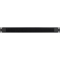 Inter-Tech 88887151 accesorio de bastidor, Guía para cable negro, Negro, Acero, 1U, 19", 482 mm, 8 mm