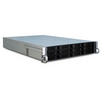 Inter-Tech IPC 2U-2412 Estante Negro, Plata, Rack, caja de servidor negro, Estante, Servidor, Negro, Plata, ATX, EATX, EEB, Mini-ATX, uATX, Metal, 2U