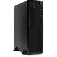 Inter-Tech IT-502 Escritorio Negro, Caja HTPC negro, Escritorio, PC, Negro, Mini-ITX, uATX, 1U, Superior