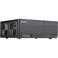 SilverStone GD09B-C HTPC Negro, Caja HTPC negro, HTPC, PC, Negro, ATX, micro ATX, SSI CEB, Aluminio, Plástico, Acero, 13,8 cm