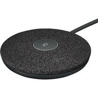 Logitech 989-000430 micrófono Grafito Micrófono de superficie para mesa negro, Micrófono de superficie para mesa, -27 dB, 90 - 16000 Hz, 48 kHz, Omnidireccional, 4,5 m